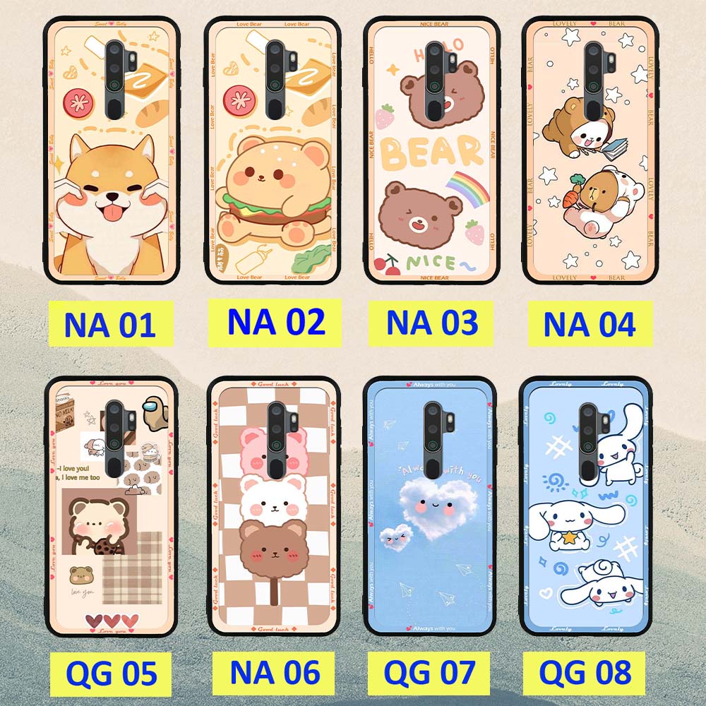 Ốp lưng Oppo A5 2020 / A9 2020 in hình họa tiết động vật cute đáng yêu
