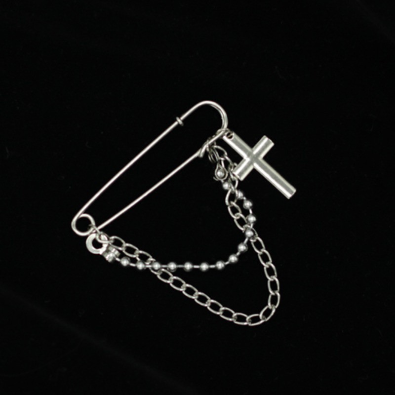 Cài Ngực Áo Thiết Kế Hình Chữ Thập Cá Tính Thời Trang