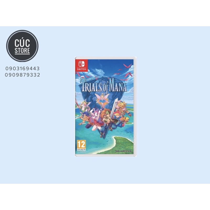 Băng chơi game Nintendo Switch: Trials Of Mana