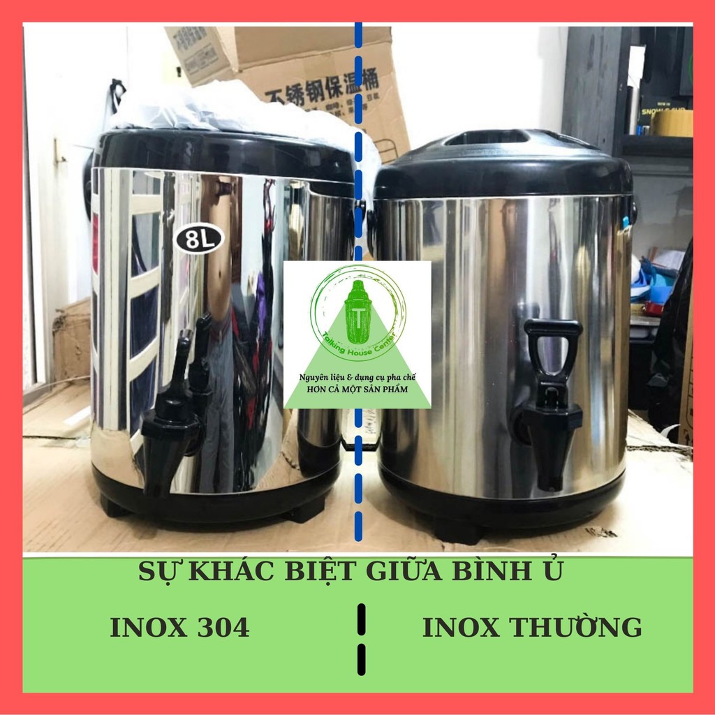 Bình ủ trà 8L inox 304