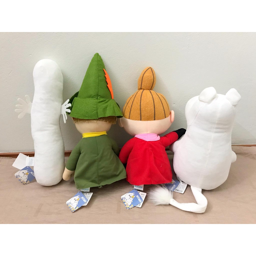 Full set Bộ 4 em Nhân vật trong Moomin - Hàng Nhật New nguyên tag