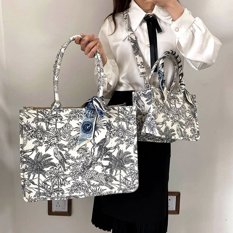 Yogodlns Túi Xách Tote Đeo Vai Bằng Vải canvas Kích Thước Lớn Cho Nữ