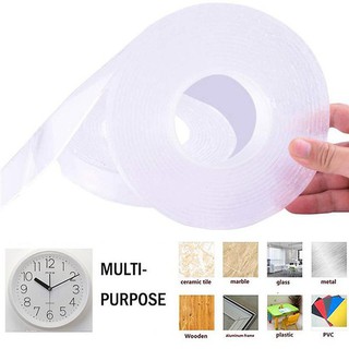 Băng dính 2 mặt trong suốt 2 mặt siêu dính chống thấm chống nước đa năng Ruby Store A