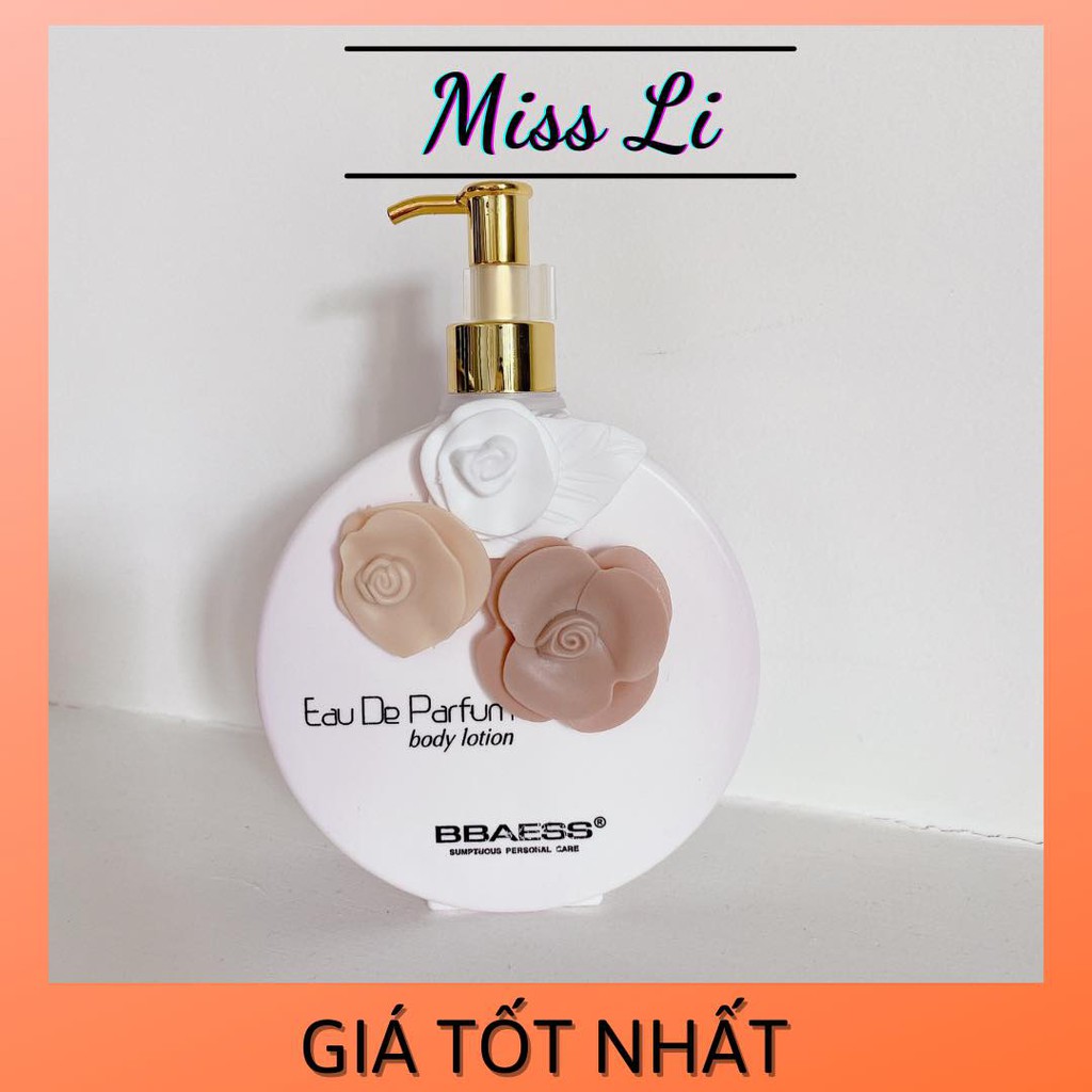 SỮA TẮM 3 BÔNG BBAESS 400ml HƯƠNG NƯỚC HOA THƠM LÂU, MỀM MỊN DA, DƯỠNG TRẮNG DA