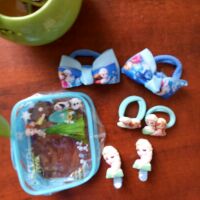 Bộ Cài, Cột, Kẹp Tóc Elsa