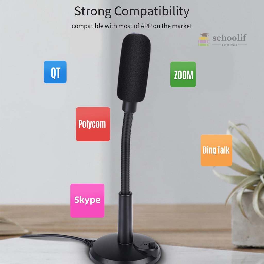 Micro Mini Để Bàn Xoay 360 Độ Jack 3.5mm Cho Máy Tính Laptop | BigBuy360 - bigbuy360.vn