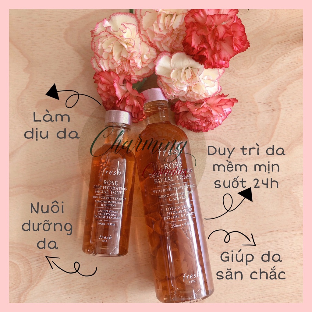 Nước hoa hồng cấp ẩm cho da