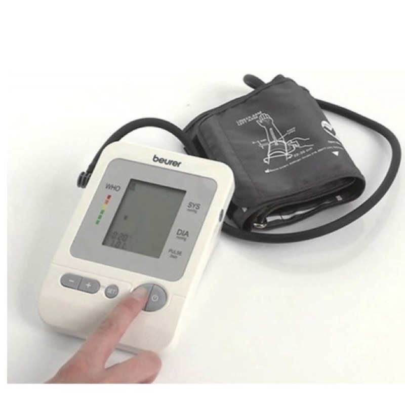 Máy đo huyết áp ,máy đo huyết áp bắp  tay BEURER BM26 của ĐỨC độ chính xác cao bộ nhớ cho 4 người bảo hành 3 năm