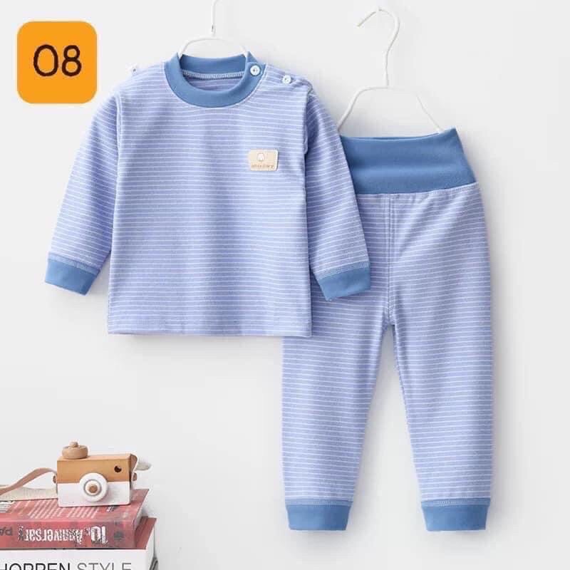 Bộ nỉ cotton dày ấm cho bé