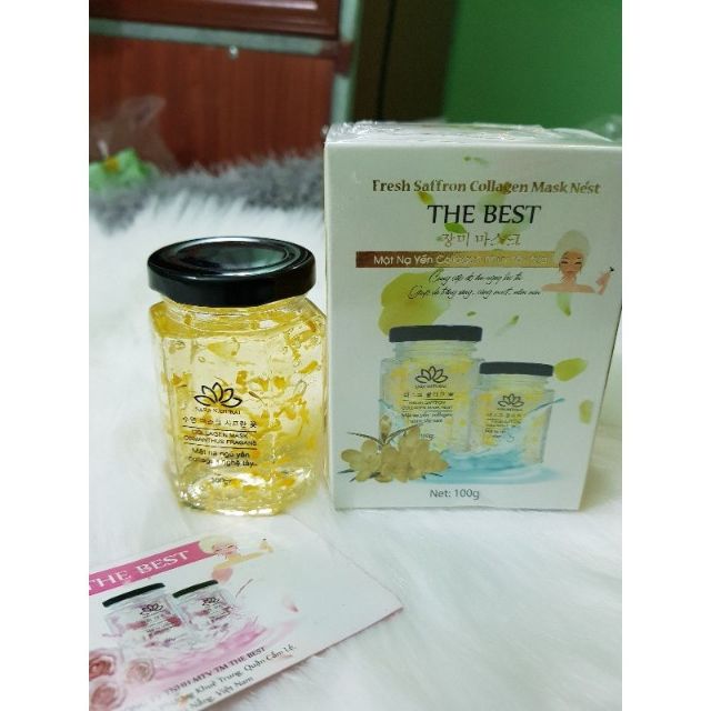 💜Mặt nạ yến tươi colagen nhụy nghệ tây💜