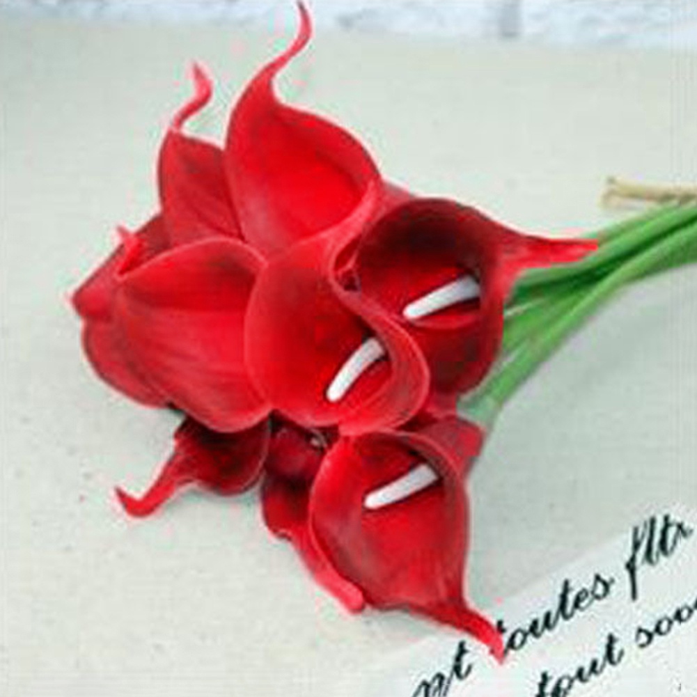 1 Bó Hoa Lily Nhân Tạo Trang Trí Tiệc Cưới