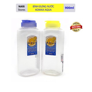 Bình đựng nước sử dụng nhựa an toàn KOMAX KM20308 dung tích 900ml thích hợp tập thể thao, dã ngoại, nhập khẩu Hàn Quốc