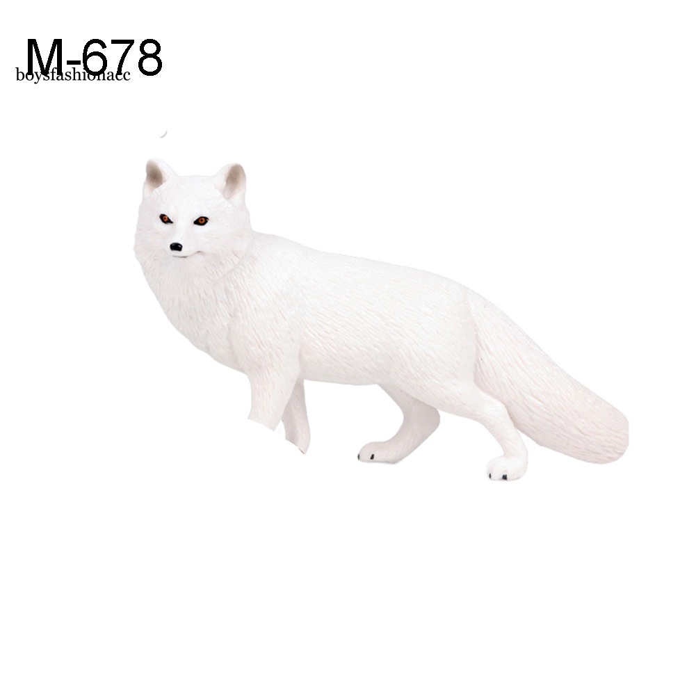 Mô hình chú cáo bằng nhựa PVC sống động dùng trang trí