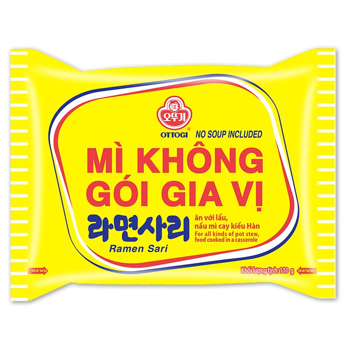 MÌ KHÔNG GÓI GIA VỊ OTTOGI 110g