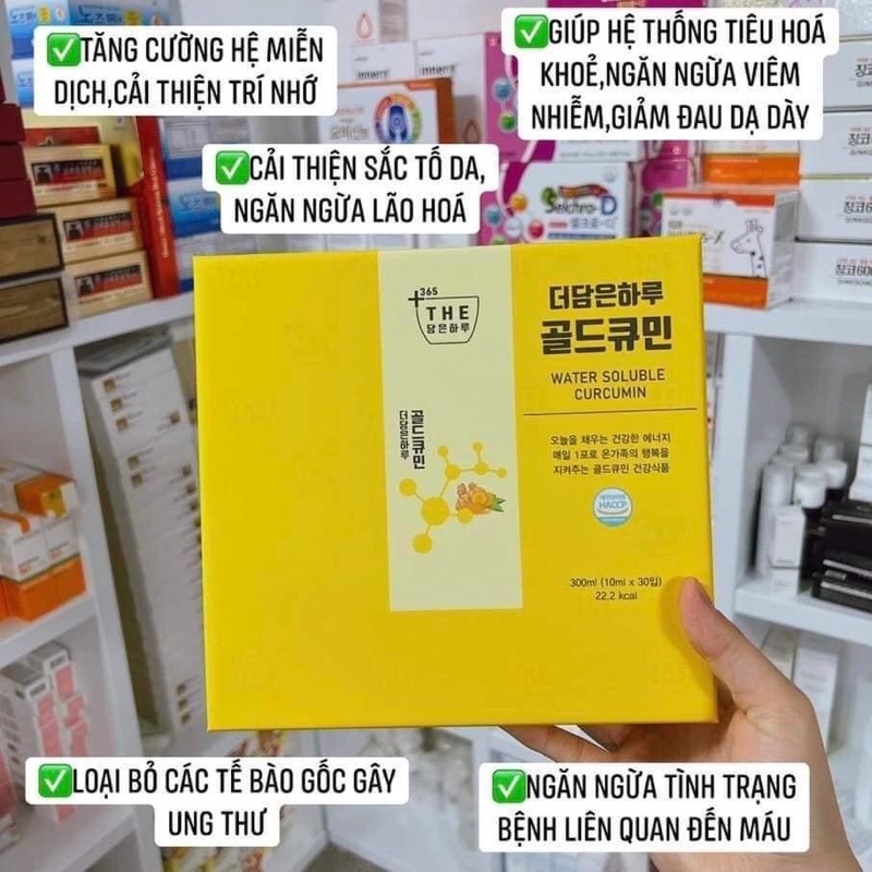 Tinh Chất Nghệ Nano Premium 365 Gói Nước Water Soluble Curcumin