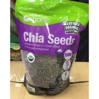 Hạt Chia Úc Organic Chia Seeds Gói 1kg