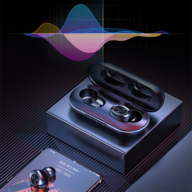Tai Nghe Bluetooth 5.0 B5 TWS Chính Hãng Chống Ồn Cảm Ứng Kèm Phụ Kiện Có Mic Dành Cho Mọi Điện Thoại Thông Minh | BigBuy360 - bigbuy360.vn