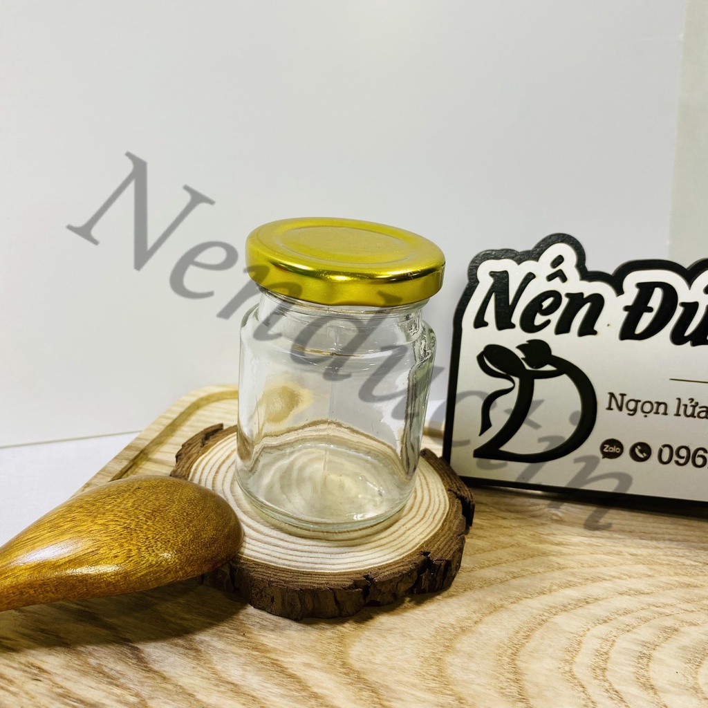 Lọ thủy tinh nắp thiếc cao cấp đựng gia vị kiểu tròn 25ml và 35ml an toàn cho người sử dụng