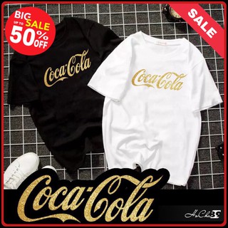 Áo thun nam nữ UNISEX tay ngắn dáng rộng Coca-Cola