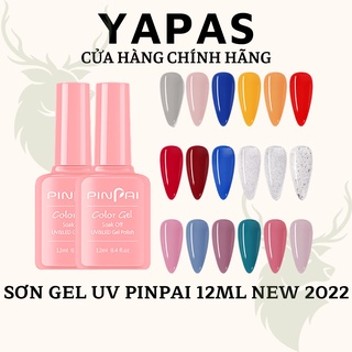Sơn móng tay Pinpai x Yapas 12ml phiên bản màu 2022 cao cấp , Sơn gel UV nail lẻ chai chính hãng