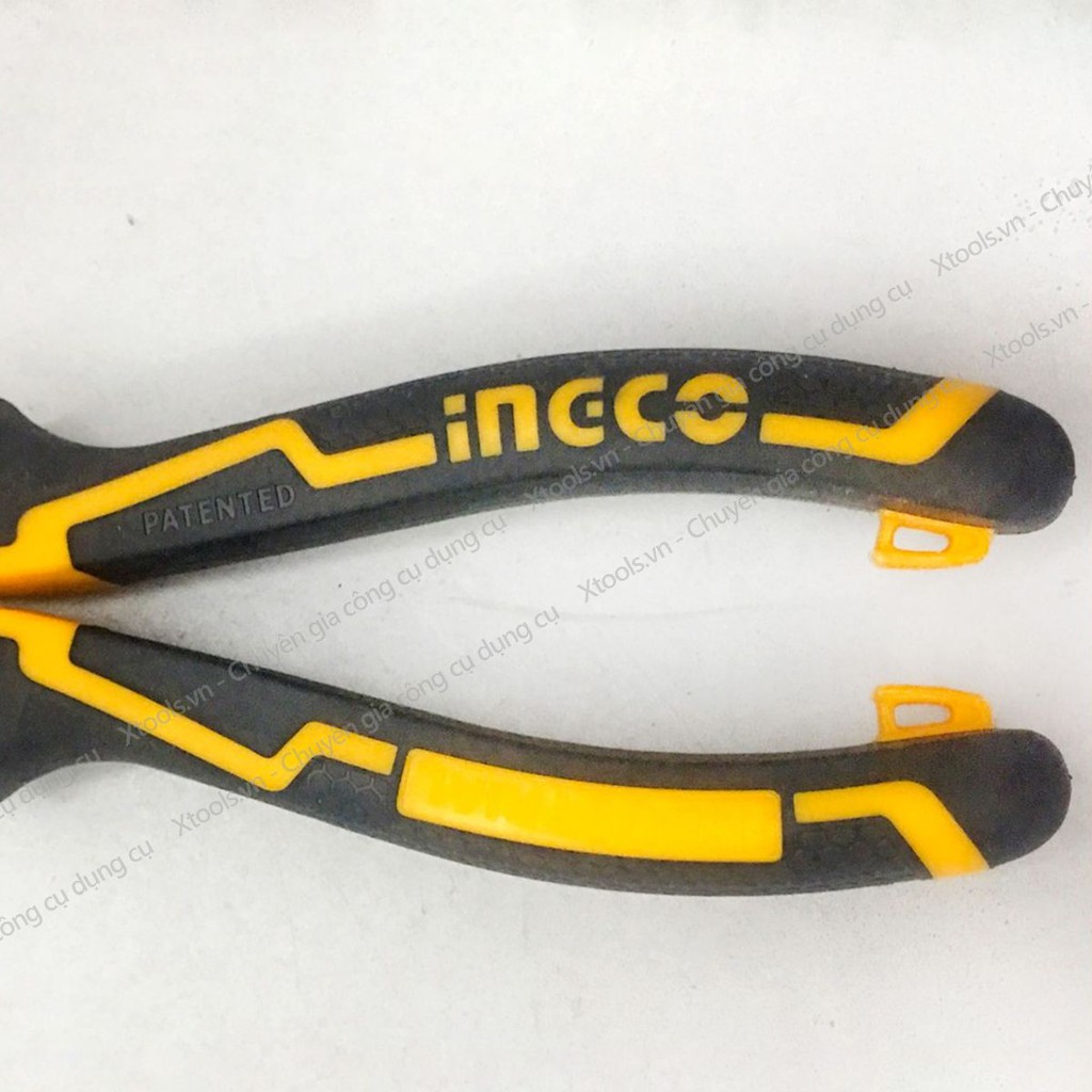 Kìm cắt cách điện cao cấp INGCO 6" 7" kềm thép CrV chống rỉ sét siêu cứng tay cầm cao su mềm cắt dây điện cáp kim loại