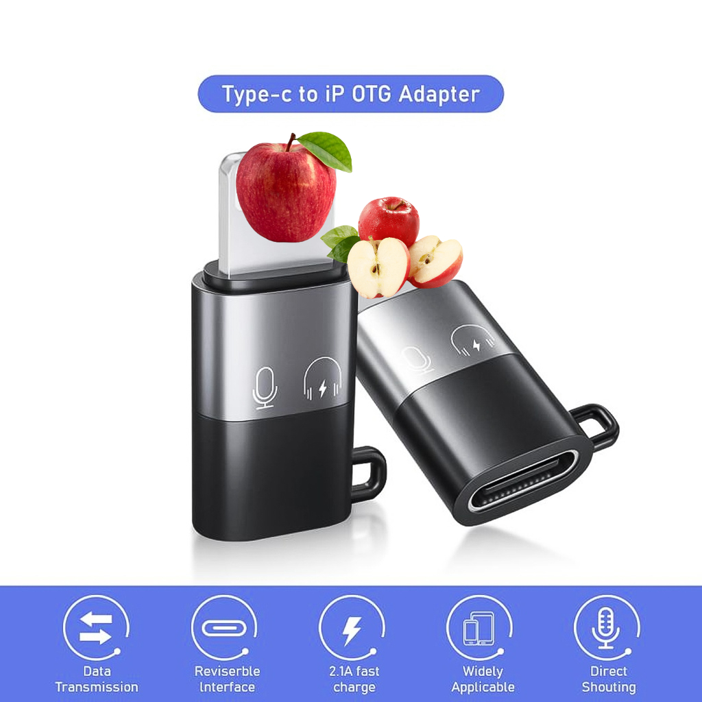 0TG Đầu chuyển type C sang Lighttling cho micro thu âm làm vlog livestream youtube tiktok -DC4930