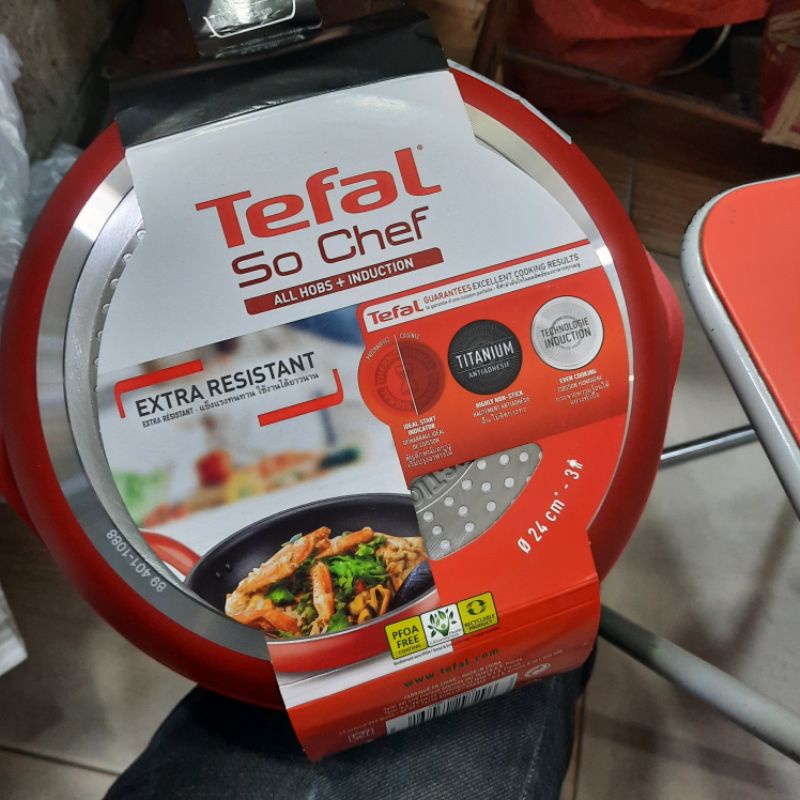 BỘ 3 CHẢO CHIÊN , NỒI , CHẢO SÂU LÒNG TEFAL SO CHEF 21-22-24CM