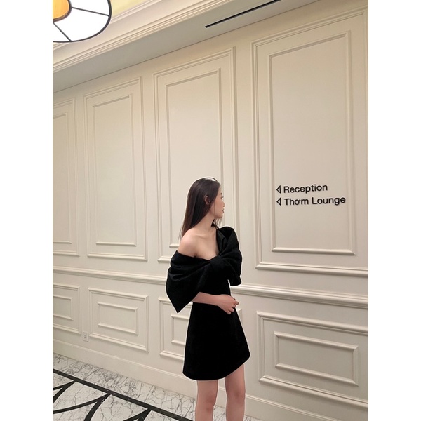 Đầm nơ cách điệu trước ngực Rachel Dress