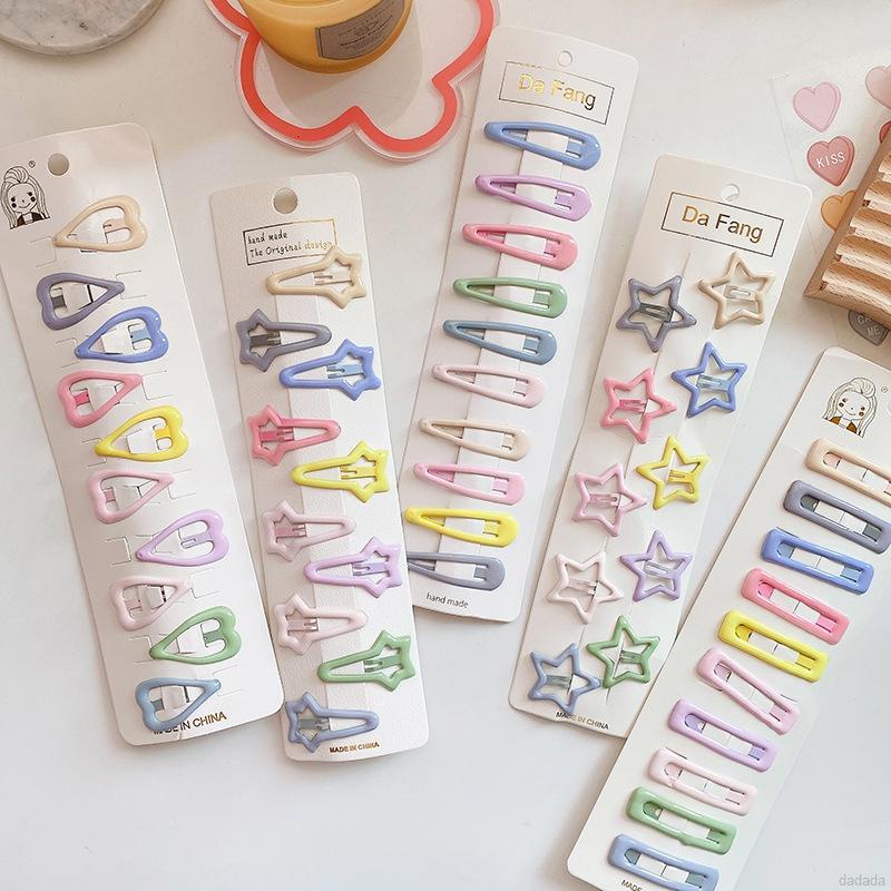Set 10 kẹp tóc dễ thương cho bé gái