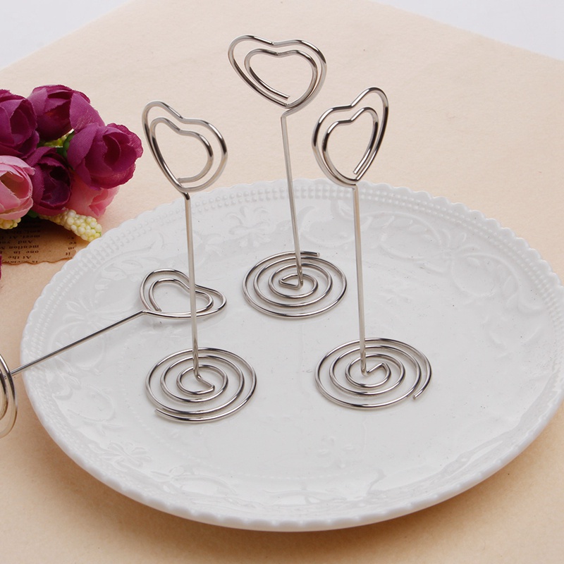 Set 10 Đế Kẹp Giữ Thẻ Tên Để Bàn Trang Trí Tiệc Cưới