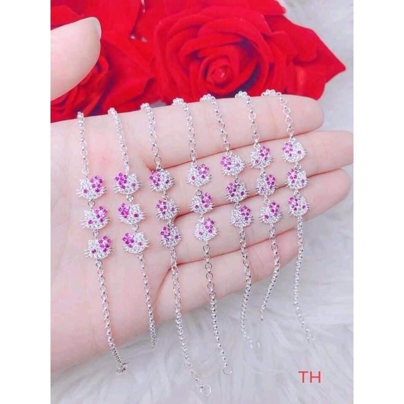 Lắc tay cho bé THJ- Lắc tay mèo kitty cho bé xinh xắn