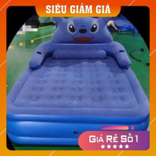 Giường hơi hình thú, đệm hơi hình thú 3 tầng cao cấp tặng kèm bơm điện
