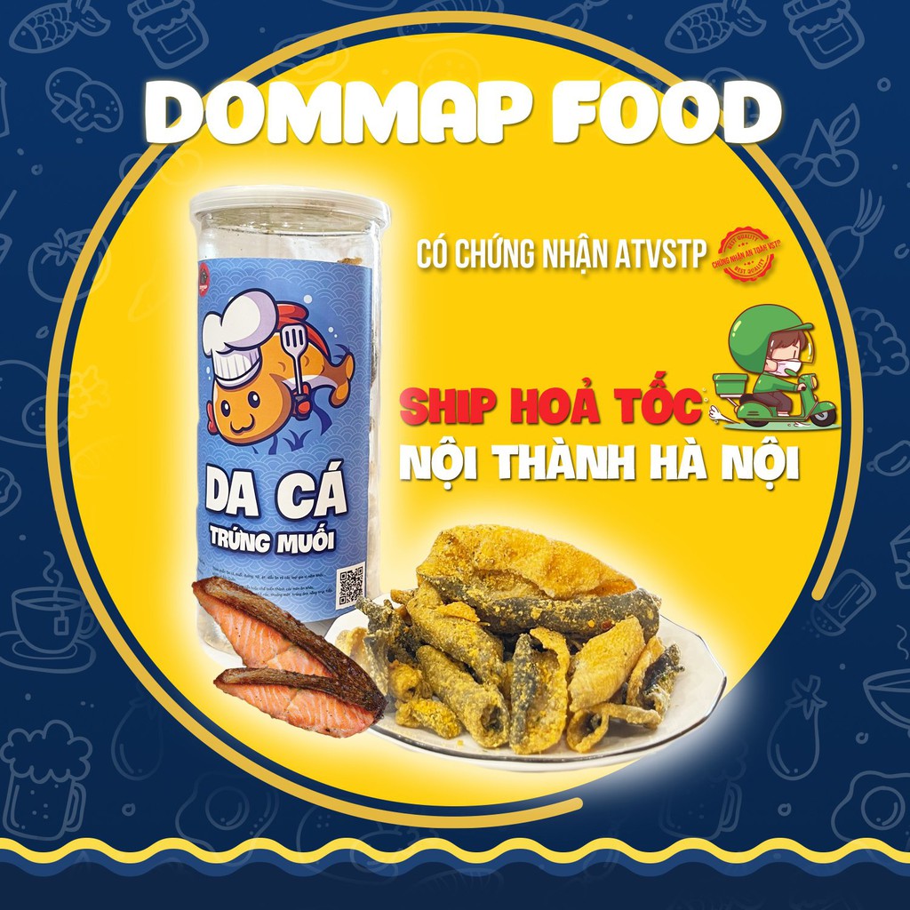 Da Cá Trứng Muối Ngon Nhức Nách 250g - Dommap Ăn Vặt Hà Nội giá rẻ loại ngon