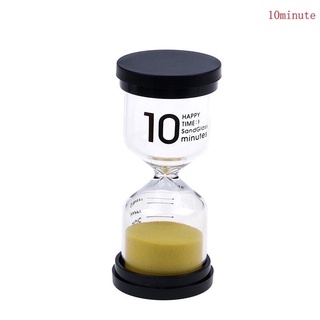 Đồng hồ cát thuỷ tinh 10 phút.