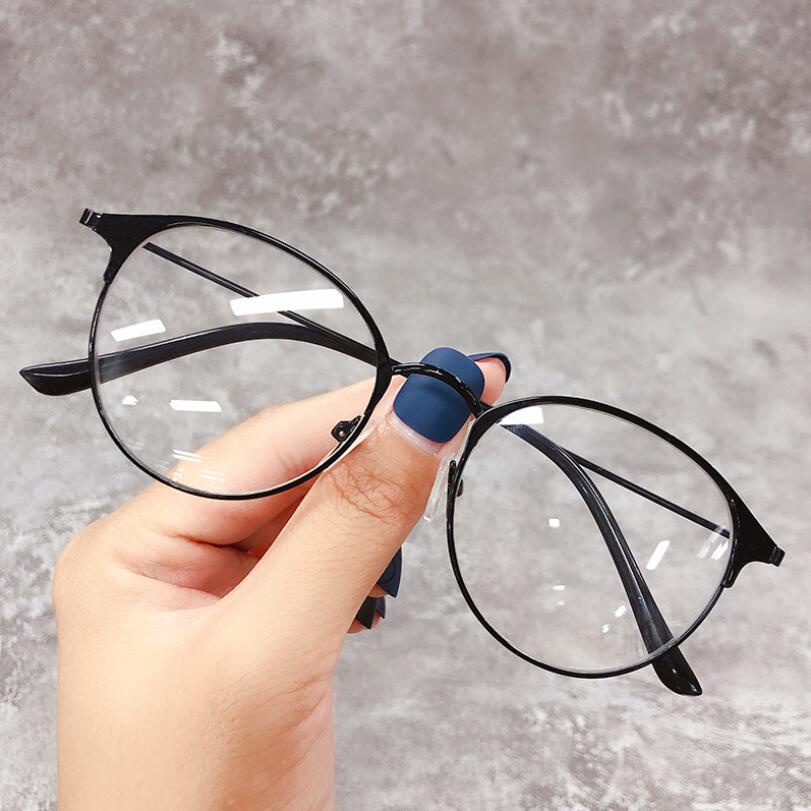 Kính Tròn Gọng Kim Loại Phong Cách vintage unisex