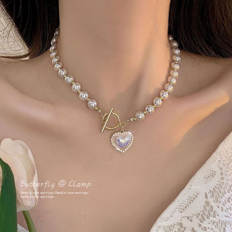 Vòng cổ Ngọc Trai Thời Trang Mùa Hè Mới 2023 Dành Cho Nữ