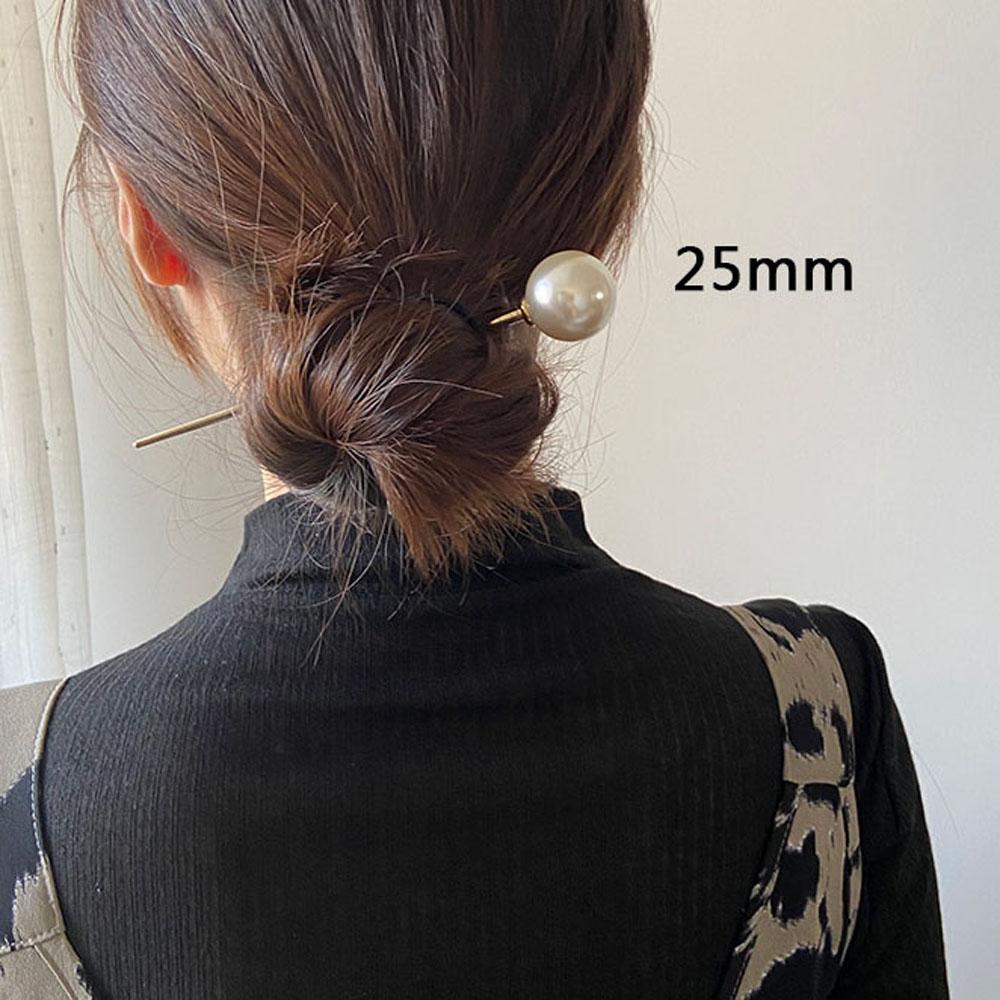LILYES Trâm Cài Tóc Chữ U Đính Ngọc Trai Thời Trang Cho Cô Dâu