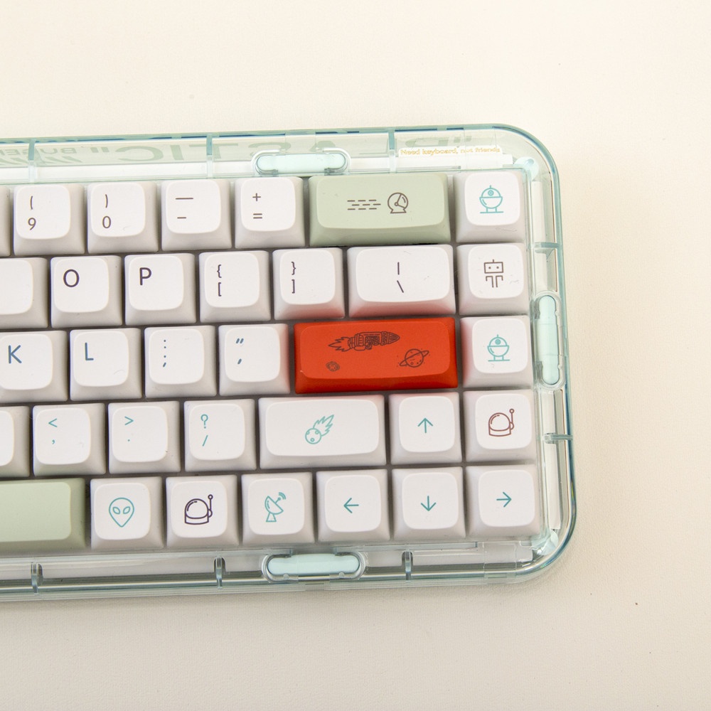 126 Phím Planet Keycap XDA Hồ sơ Anime PBT DYE SUB Bàn phím cơ Keycaps