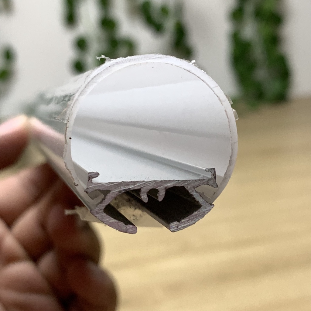 Đèn LED thanh nhôm định hình tròn phi 30 treo trần