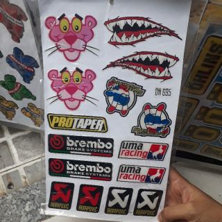 tem  nổi dán  xe
