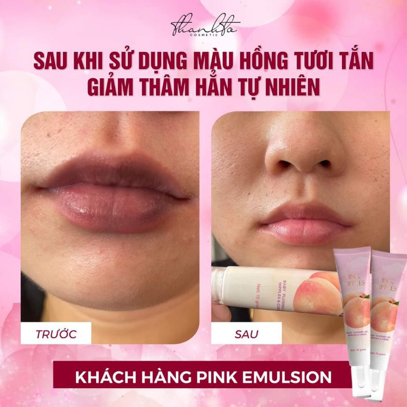 Kem dưỡng má môi ti hồng - Pink Emulsion