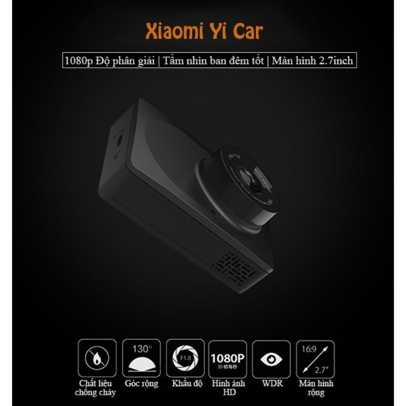 Camera hành trình xe hơi Xiaomi Yi Dash Camera 1080P -Camera hành trình Xiaomi Yi car DVR | BigBuy360 - bigbuy360.vn