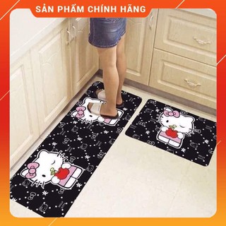 Bộ Thảm bếp 3D tấm mặt đế chống trượt - HBS
