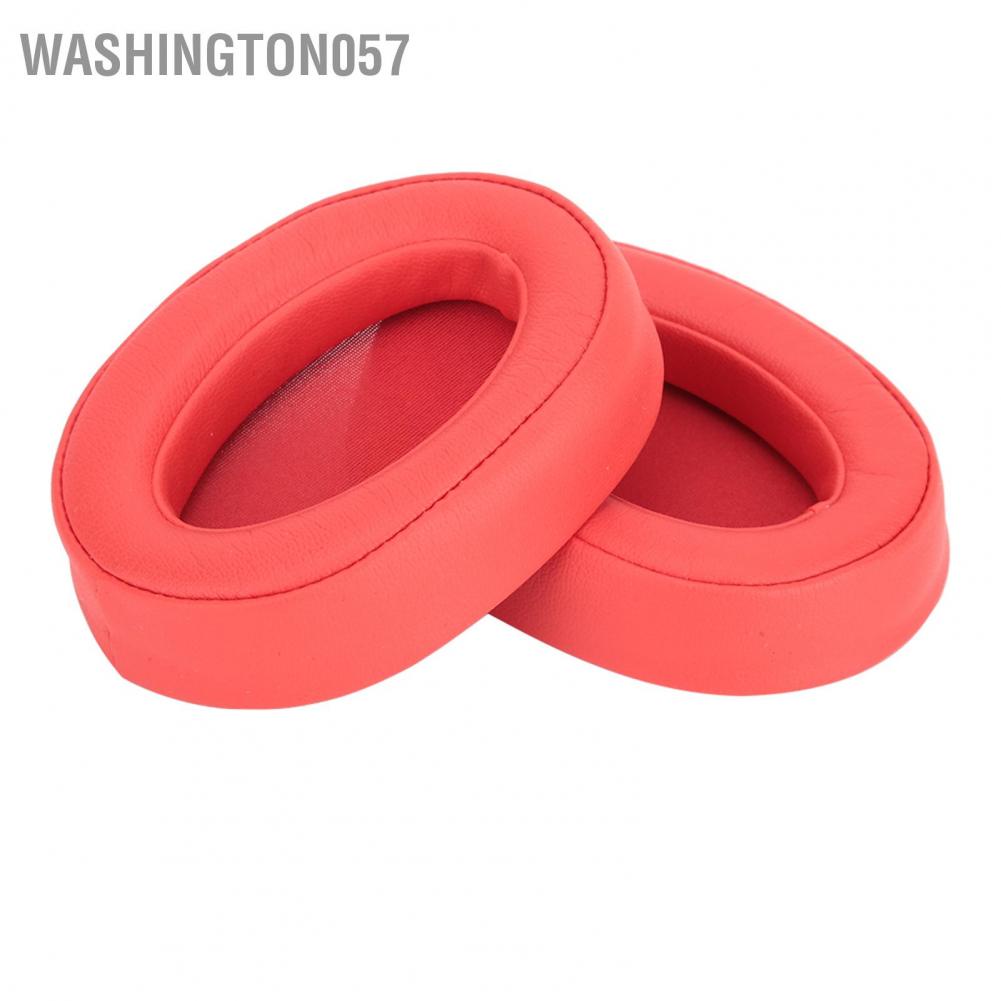 Washington057 Replacement Ear Pads Cover Headset Cushion for Sony MDR-100ABN WH-H900N  Headphone Red