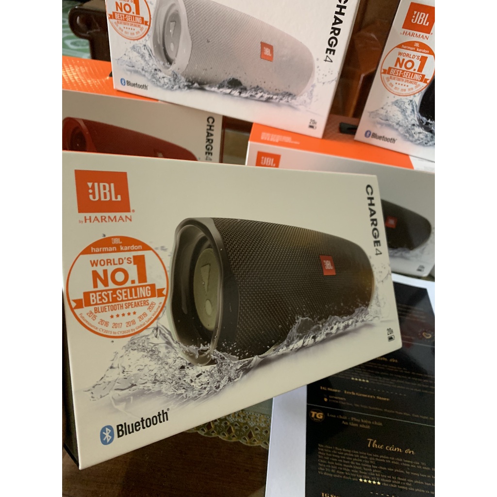 Loa bluetooth JBL Charge 4 - Hàng chính hãng - Bảo hành 12 tháng
