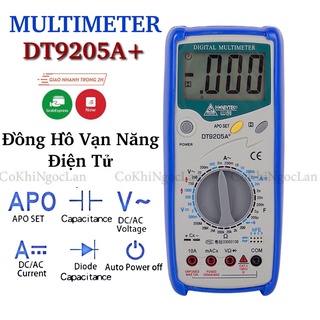 Đồng hồ vạn năng điện tử dt9205a+