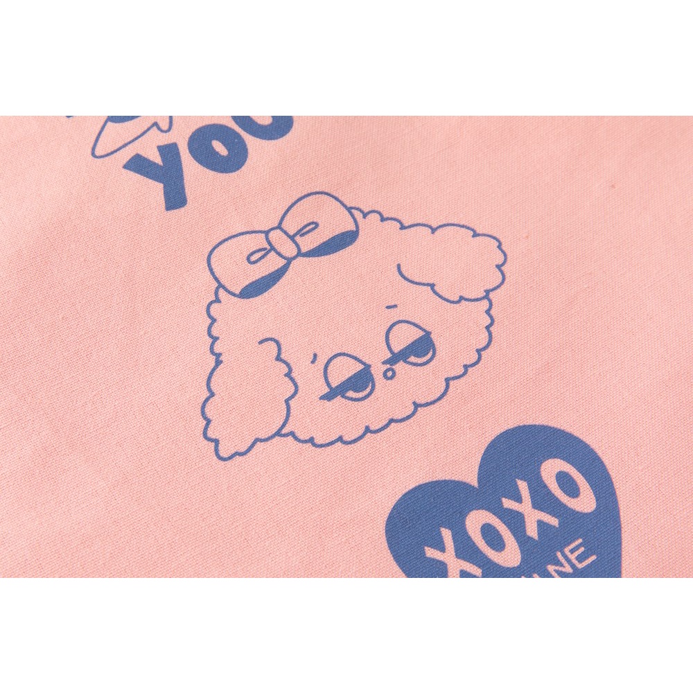 Túi Tote ARTBOX Hàn Quốc Màu Hồng Nhạt Run To You