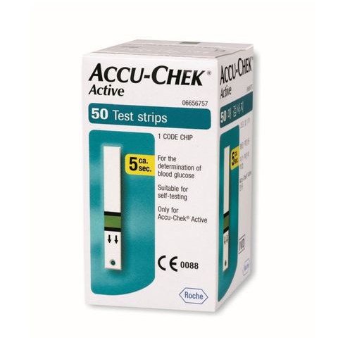 Que thử đường huyết Accu-Chek Active 50