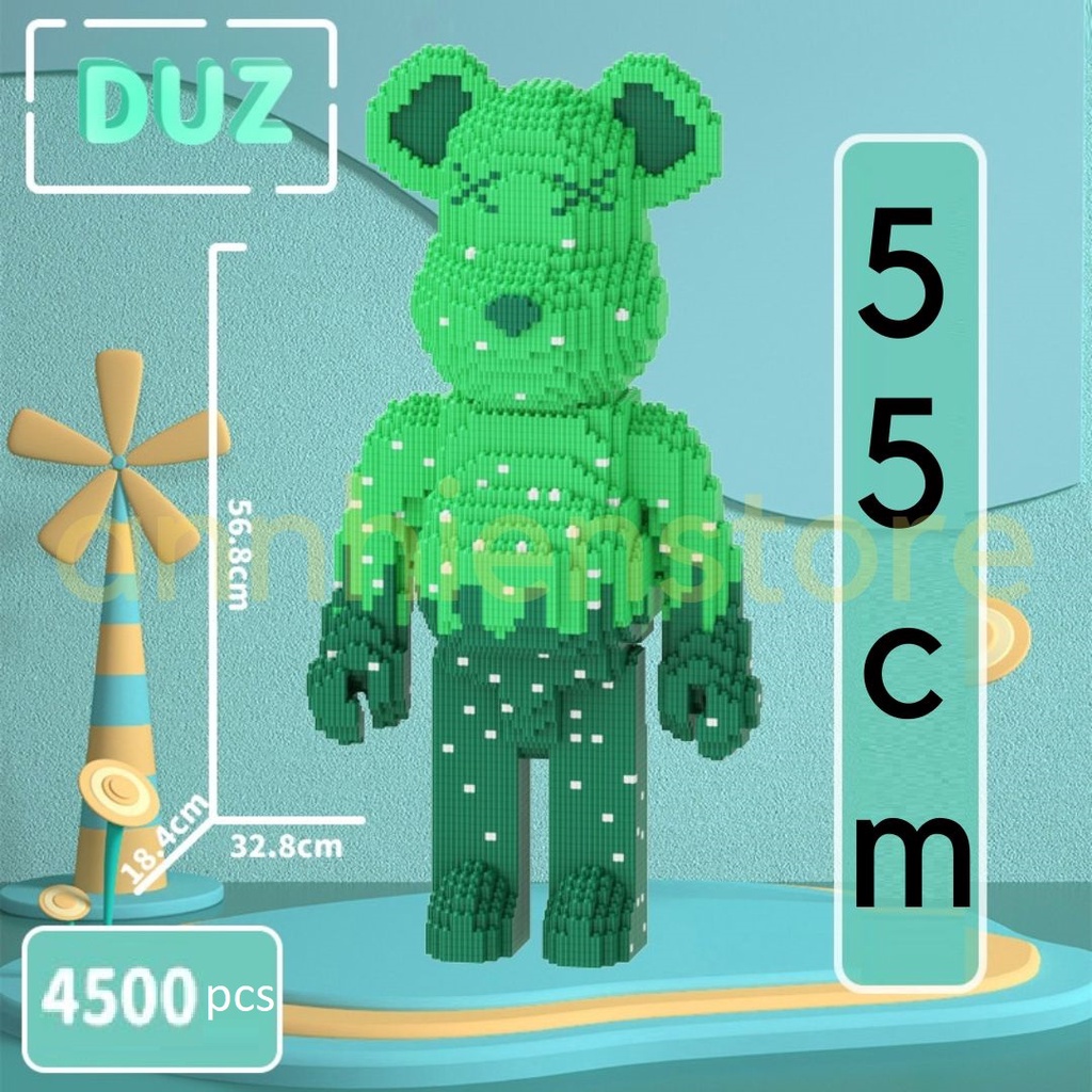Đồ Chơi Lắp Ráp Gấu Bearbrick Size 55cm, Bộ Lắp Ghép Mô Hình Bearbrick Cỡ Lớn Nhiều Mẫu Mới Nhất 2023 annhienstore
