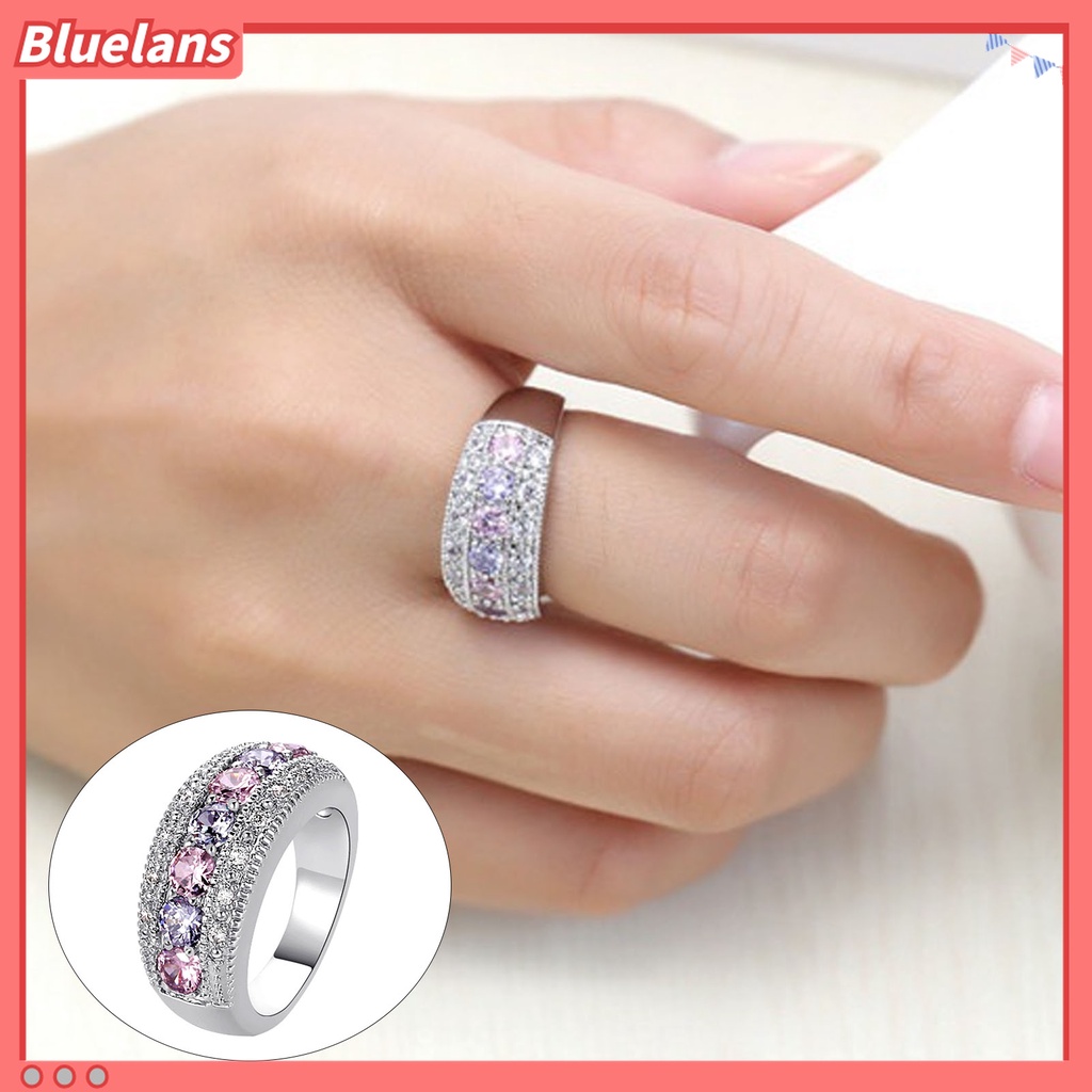 Nhẫn Hợp Kim Đính Pha Lê Nhân Tạo Thời Trang